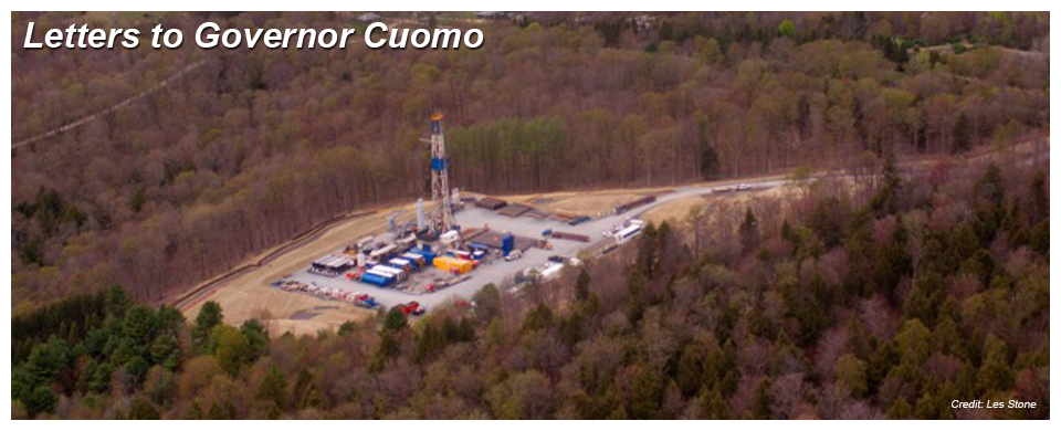 Letters to Gov. Cuomo